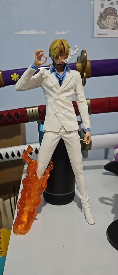 ✅ 32cm One Piece Vinsmoke Sanji Anime Action Figure PVC 🚛 SPED.GRATUITA