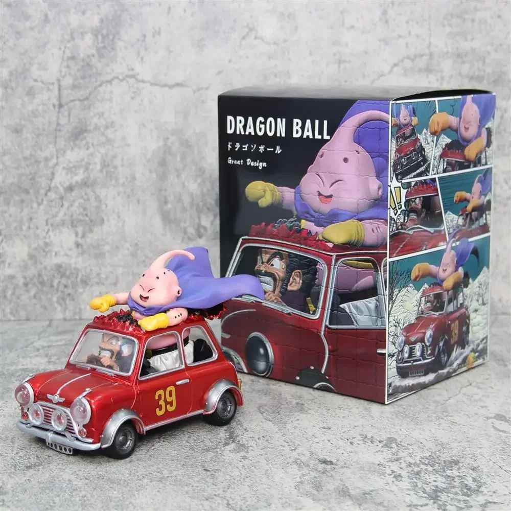 🚗 Majin Buu & Mr. Satan in Auto – Dragon Ball Z Figura 12cm 🎉