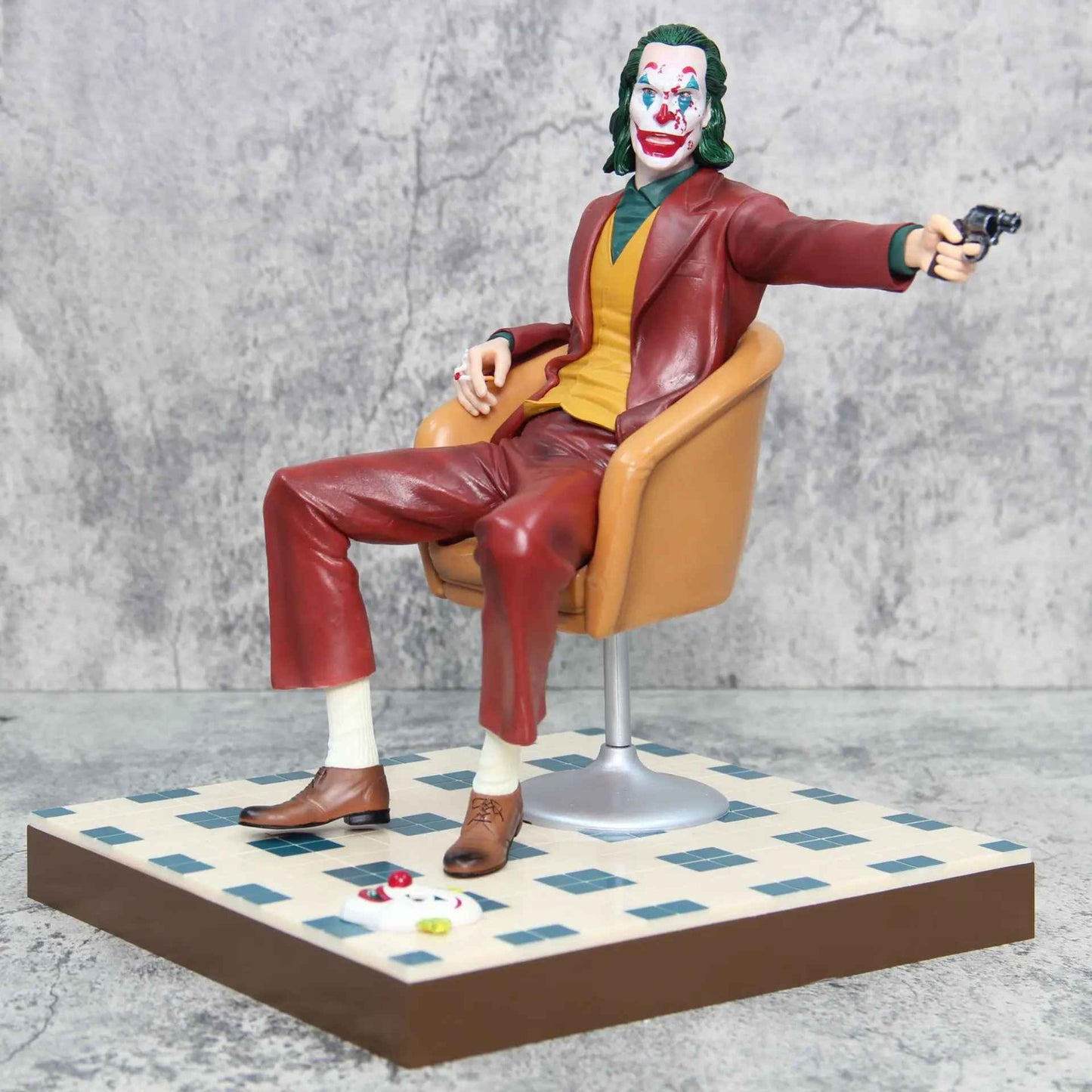 ✅ Action Figure 28 cm Joker Seduto CON SCATOLA+🚛SPED.GRATUITA