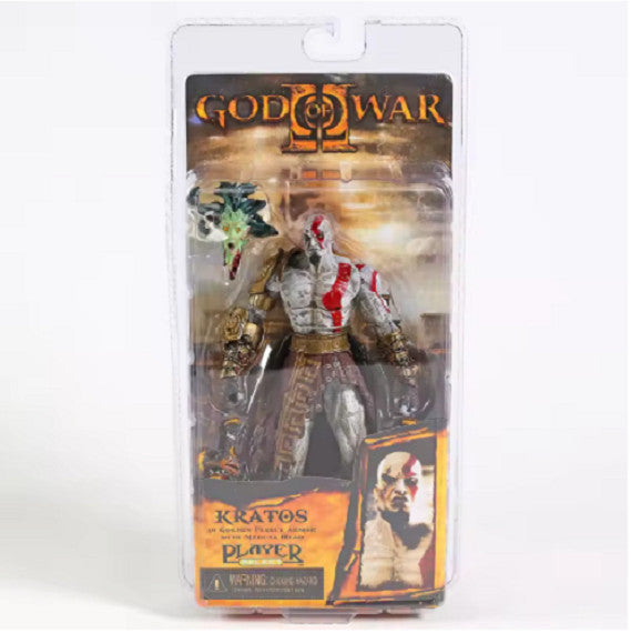 7" NECA God of War 2 II Kratos Ares Armor W Blades PVC Action Figure CON SCATOLA