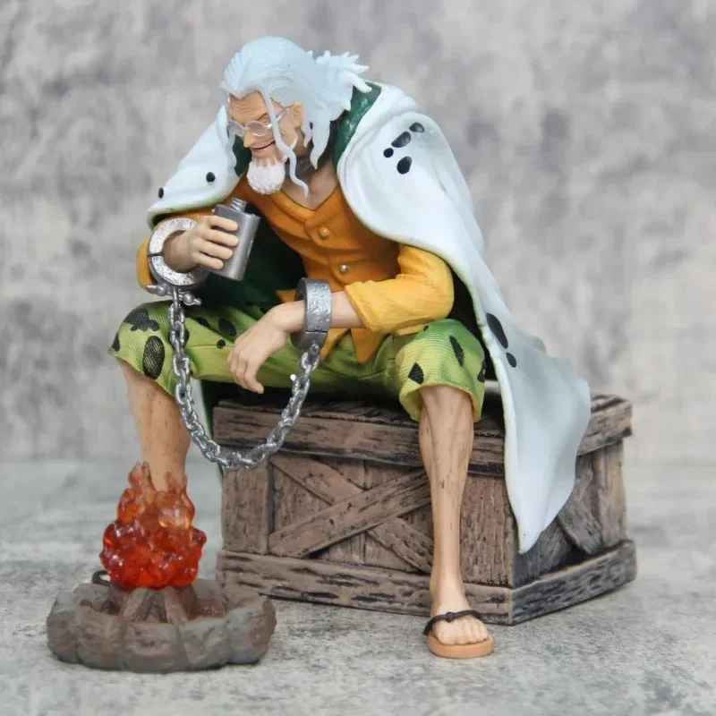One Piece Silvers Rayleigh Action Figure 16cm PVC Anime Da Collezione✅