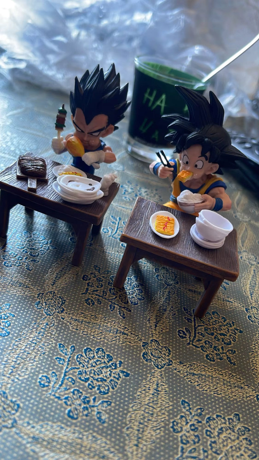 Dragon Ball Z Vegeta Son Goku Son Gohan C18 Essen Krillin COME DA FOTO