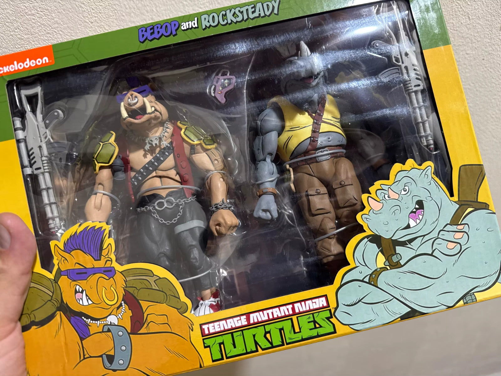 🐢 Neca Tartarughe Ninja 18cm Set Shredder Michelangelo Bebop Rocksteady Figure