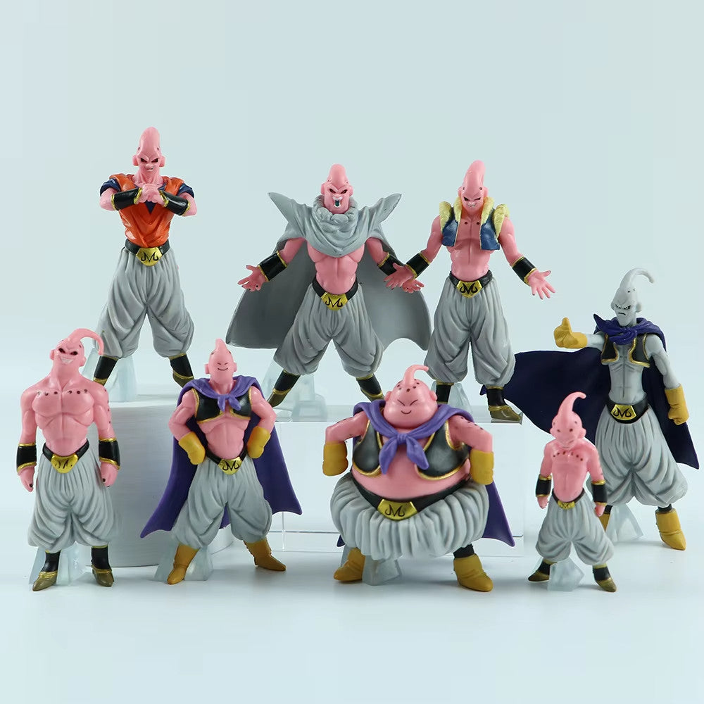MAJIN BUU ACTION FIGURE SET COMPLETO DRAGONBALL Z GT MAJIN BU 8 Pz ✅SPED.GRATIS