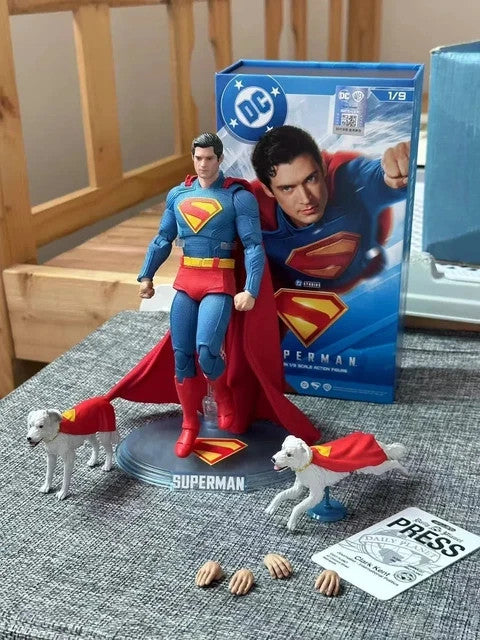 19 cm Fondjoy David Corenswet Superman Action Figure PVC ✅CON SCATOLA