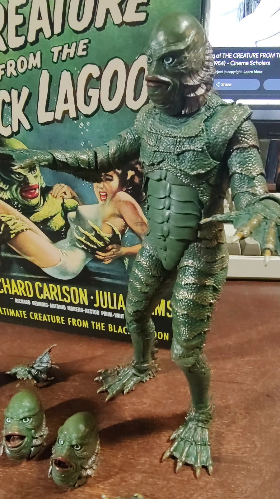 NECA Creature from the Black Lagoon Action Figure Horror Film SCATOLA ORIGINALE