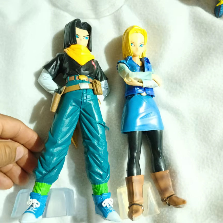 Android 17 e 18 Collection Action Figure ✅CON SCATOLA ORIGINALE