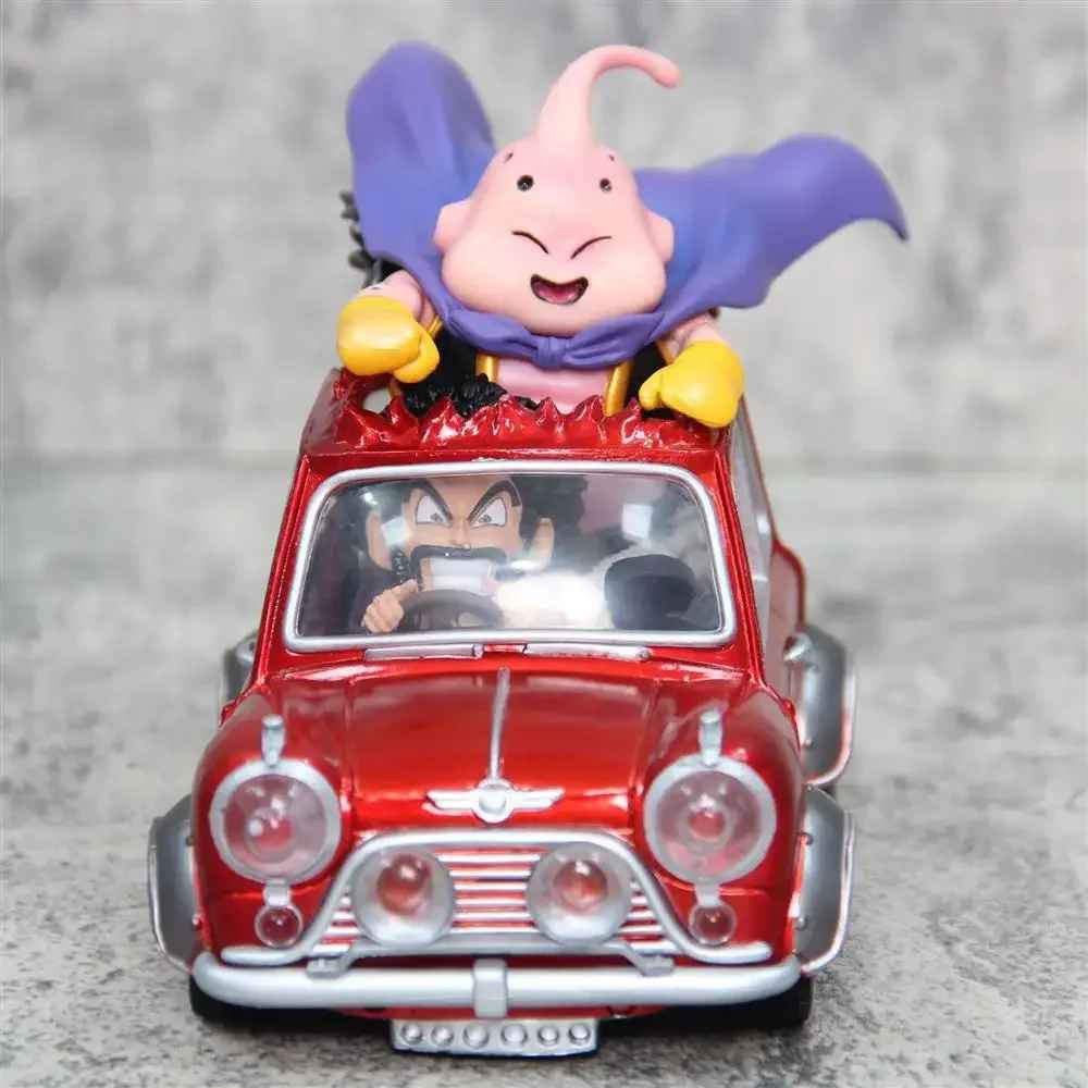 🚗 Majin Buu & Mr. Satan in Auto – Dragon Ball Z Figura 12cm 🎉