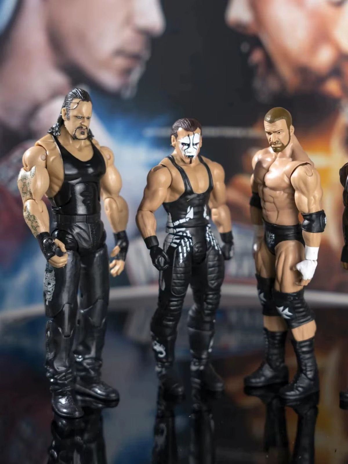 WWE ACTION FIGURE 18CM Wrestling THE ROCK,JHON CENA,TRIPLE H,UNDERTAKER