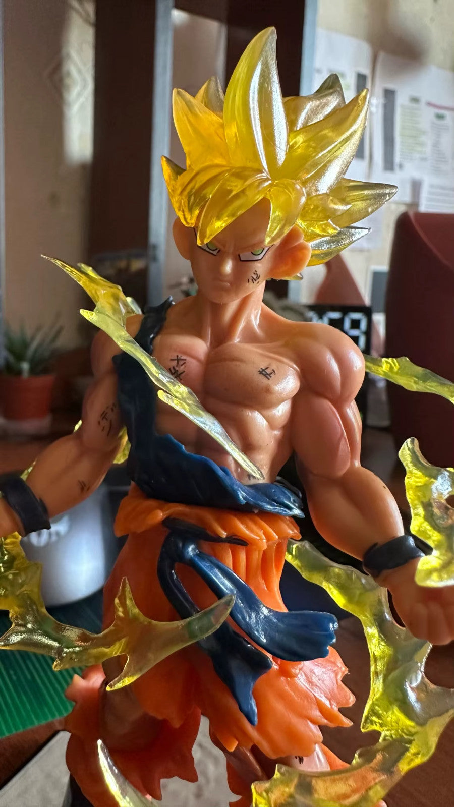 Goku Super Saiyan Action Figure Dragon Ball Z 17cm Statuetta Collezione Anime