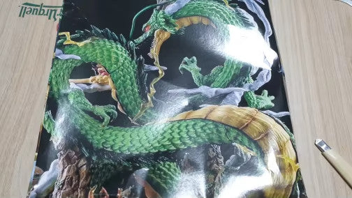 ✅Dragon Ball Shenron & Goku Action Figure 24CM PVC CON SCATOLA🚛 +SPED GRATUITA