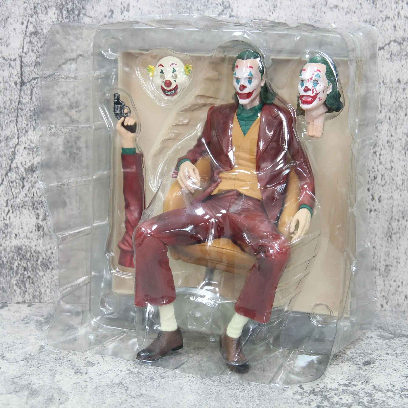 ✅ Action Figure 28 cm Joker Seduto CON SCATOLA+🚛SPED.GRATUITA