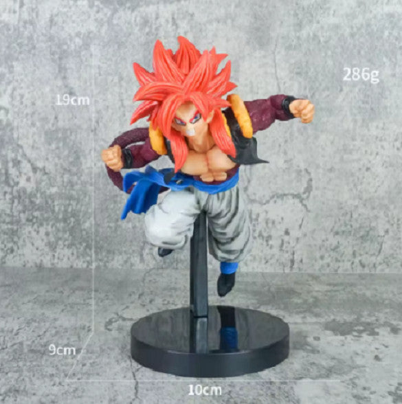 💎Dragon Ball GT Anime Figura SUPER SAIYAN 4 Gogeta Action Figure