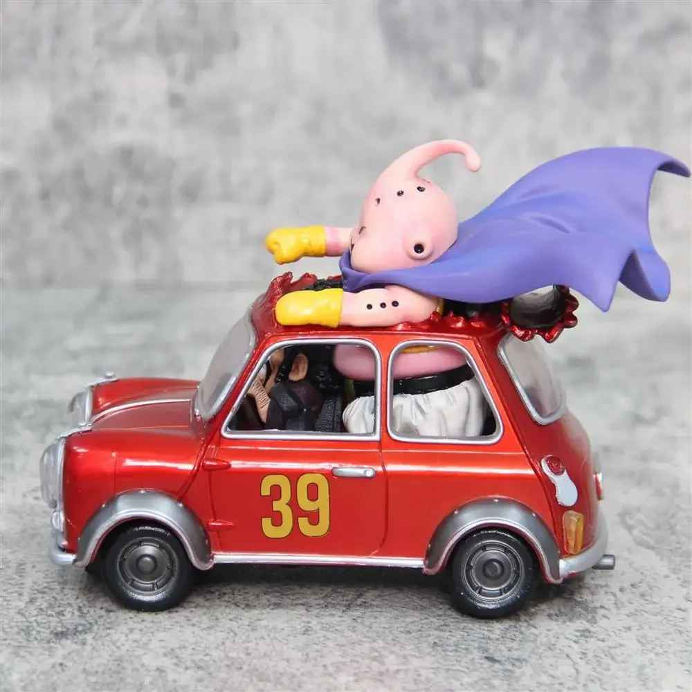 🚗 Majin Buu & Mr. Satan in Auto – Dragon Ball Z Figura 12cm 🎉