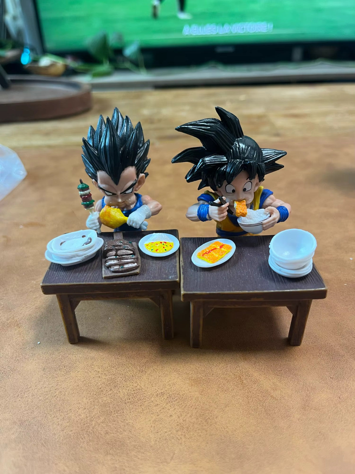 Dragon Ball Z Vegeta Son Goku Son Gohan C18 Essen Krillin COME DA FOTO