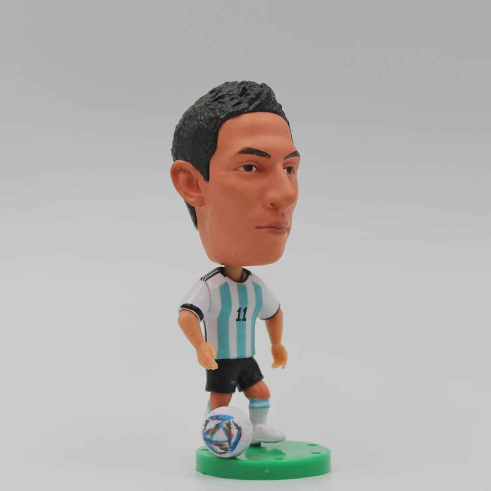 Mondiali 2002 Brasile,Argentina,Croazia,Ronaldo,Messi Action Figure  6.5cm