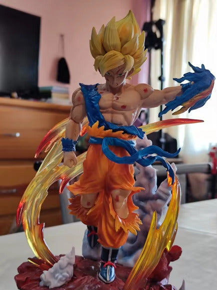 Anime Dragon Ball Z Son Goku Statue Figure Super Saiyan Gift Collection Anime