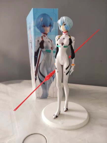 ✅ Rei Ayanami Neon Genesis Evangelion PVC Anime Figure CON SCATOLA SPED.GRATUITA