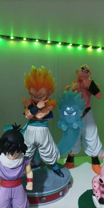 🔥 Dragon Ball Z Gotenks SSJ3 Figure 25cm – Super Saiyan Action! 🟡