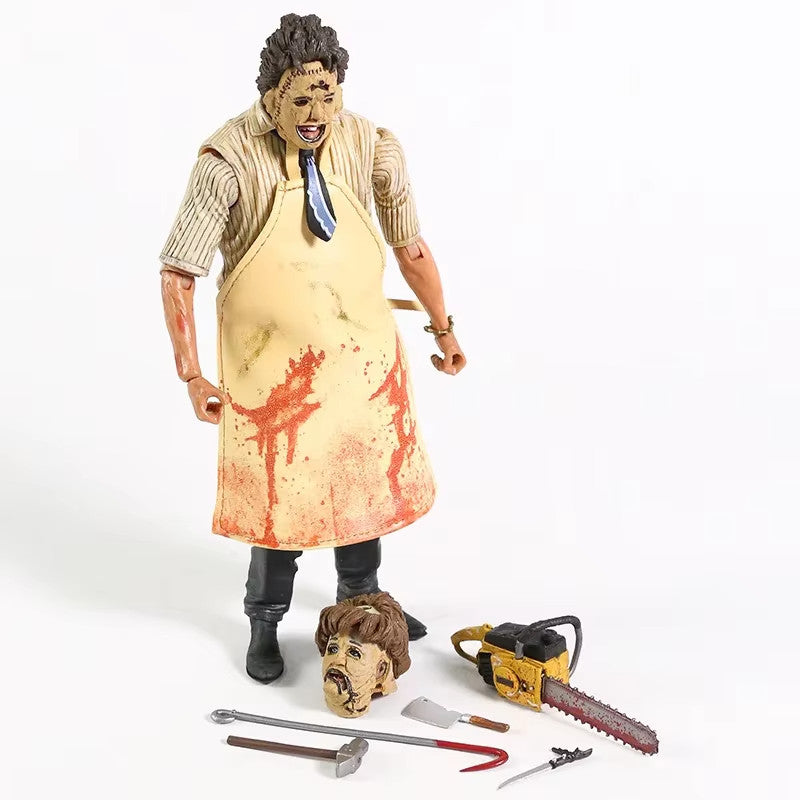 NECA Ultimate Leatherface Horror Action Figure 18CM CON SCATOLA
