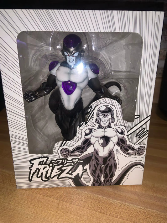 19cm Black Frieza Figure - Dragon Ball Gold & Black PVC Con Scatola COME IN FOTO