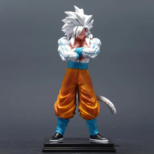 🔥 Figura di Goku Dragon Ball 32cm | Son Goku Super Saiyan 5 con 2 Teste 🐉