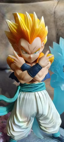 🔥 Dragon Ball Z Gotenks SSJ3 Figure 25cm – Super Saiyan Action! 🟡