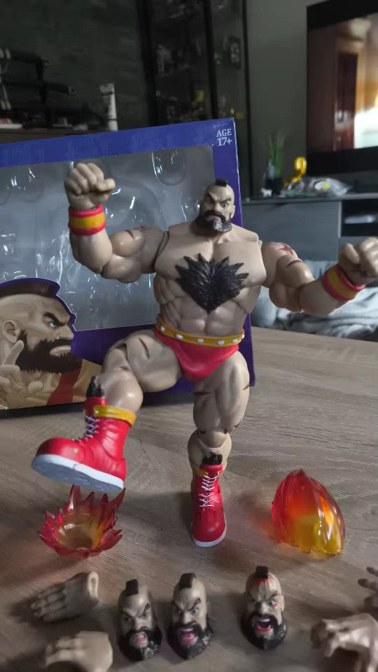 💥 Zangief Street Fighter 2 🥋 Storm Toys 1/12 Action Figure da Collezione