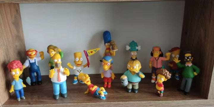 14Pcs Simpsons Cartoon Action Figure NUOVO SPED.GRATIS 🚛CON CORRIERE