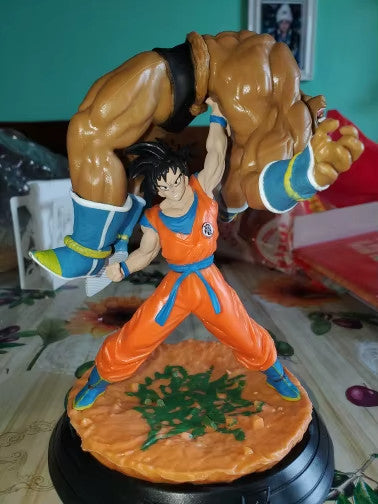 ✅ Dragon Ball Z Action Figure Goku Nappa PVC 23cm Action Figure CON SCATOLA