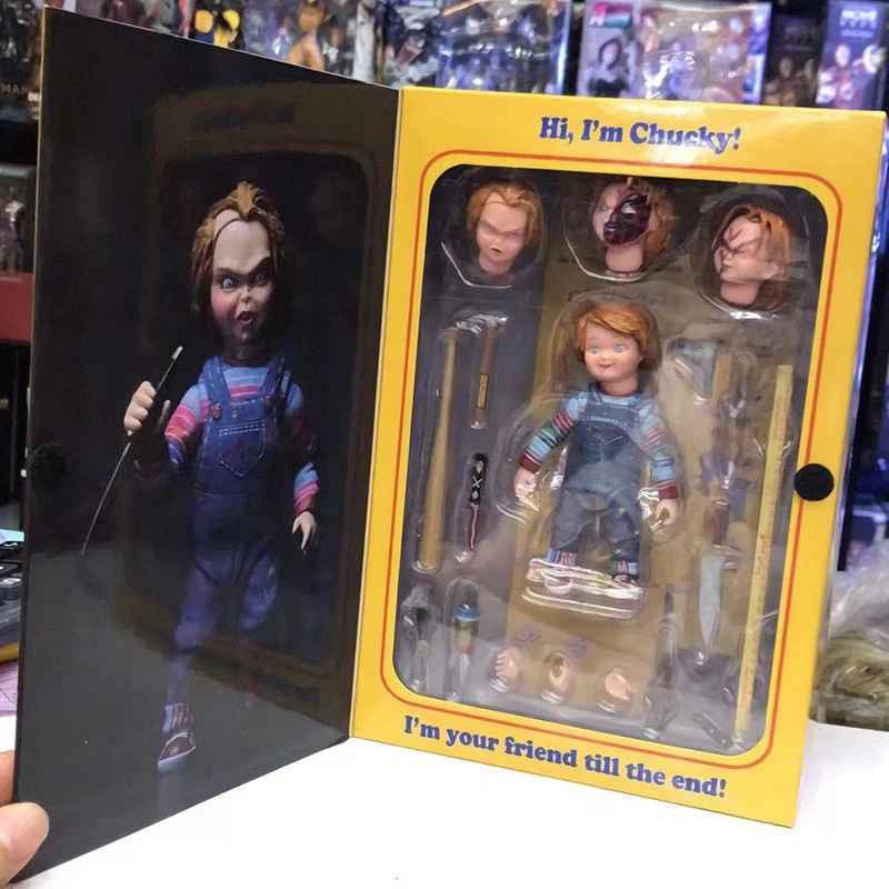 CHUCKY ULTIMATE✅ ACTION FIGURE NECA 10CM CON 🎀SCATOLA ORIGINALE + SPED GRATUITA