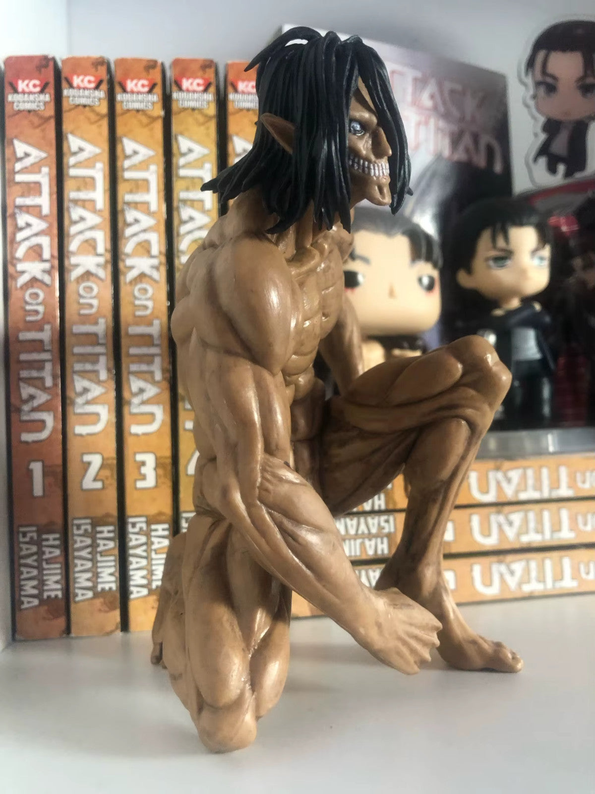Attack on Titan Eren Levi Action Figure 15 cm | Shingeki no Kyojin Titan PVC