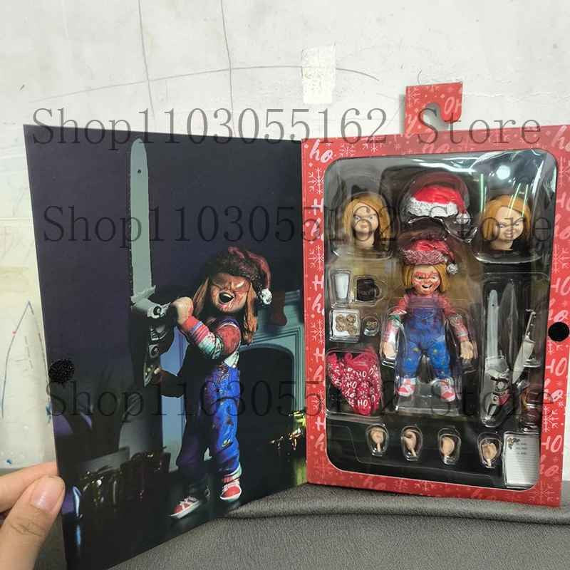 CHUCKY ULTIMATE✅ ACTION FIGURE NECA 10CM CON 🎀SCATOLA ORIGINALE + SPED GRATUITA