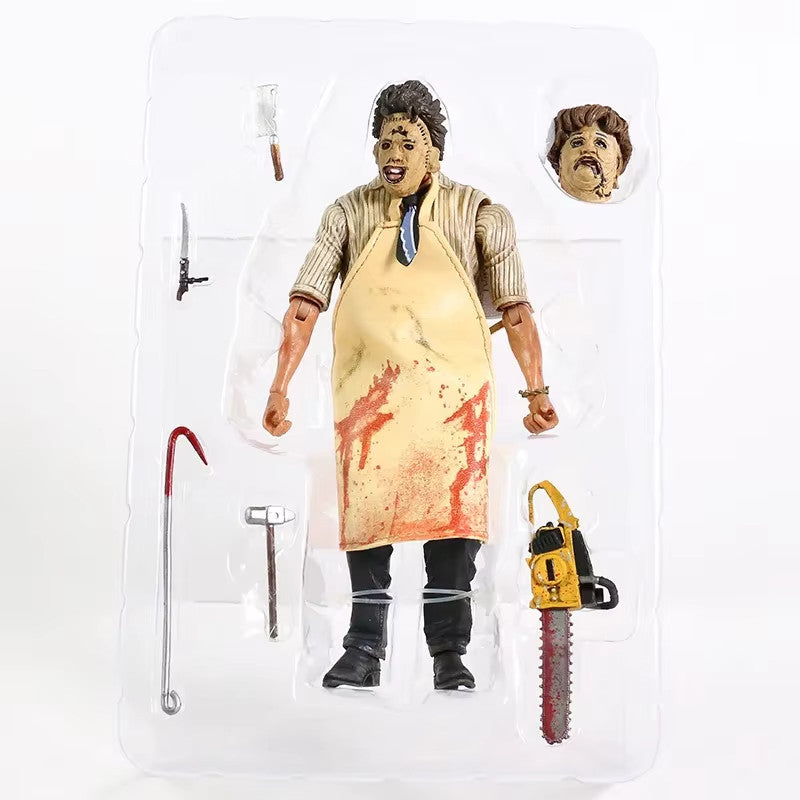 NECA Ultimate Leatherface Horror Action Figure 18CM CON SCATOLA