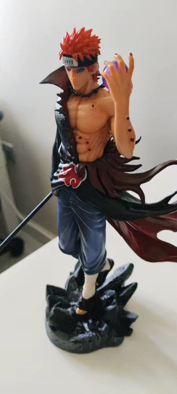 ✅Action Figure Naruto Pain Anime Statua PVC Manga 23cm Rinnegan Path Akatsuki