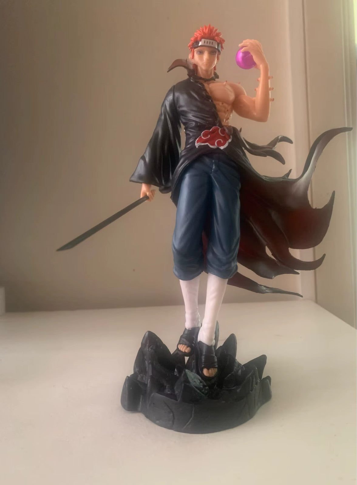 ✅Action Figure Naruto Pain Anime Statua PVC Manga 23cm Rinnegan Path Akatsuki