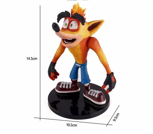 Crash Bandicoot 14,5 CM Action figure , Decorazione, Auto, Casa, 🚛SPED.GRATUITA