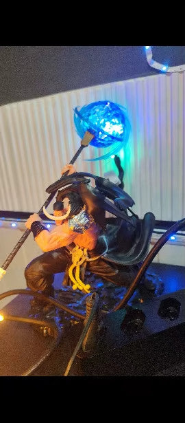 🔥 One Piece Barba Bianca 29cm Action Figure con LED Quattro Imperatori ⚓