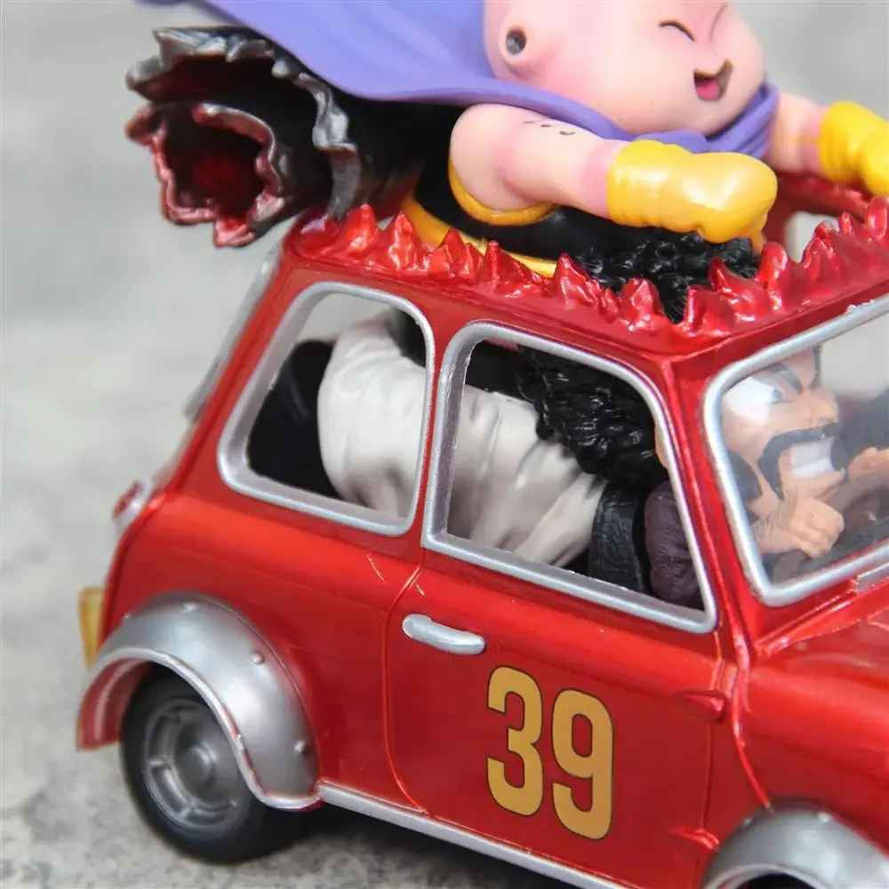 🚗 Majin Buu & Mr. Satan in Auto – Dragon Ball Z Figura 12cm 🎉