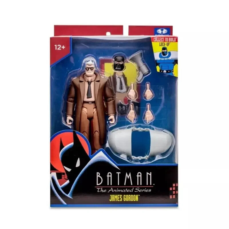 🦇 McFarlane 6'' Batman Serie Animata - 👮‍♂️James Gordon Action Figure
