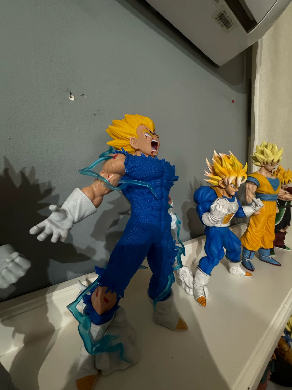 ACTION FIGURE💥 DRAGON BALL Z MAJIN VEGETA SUPER SAYAN 28 CM SPED.GRATUITA