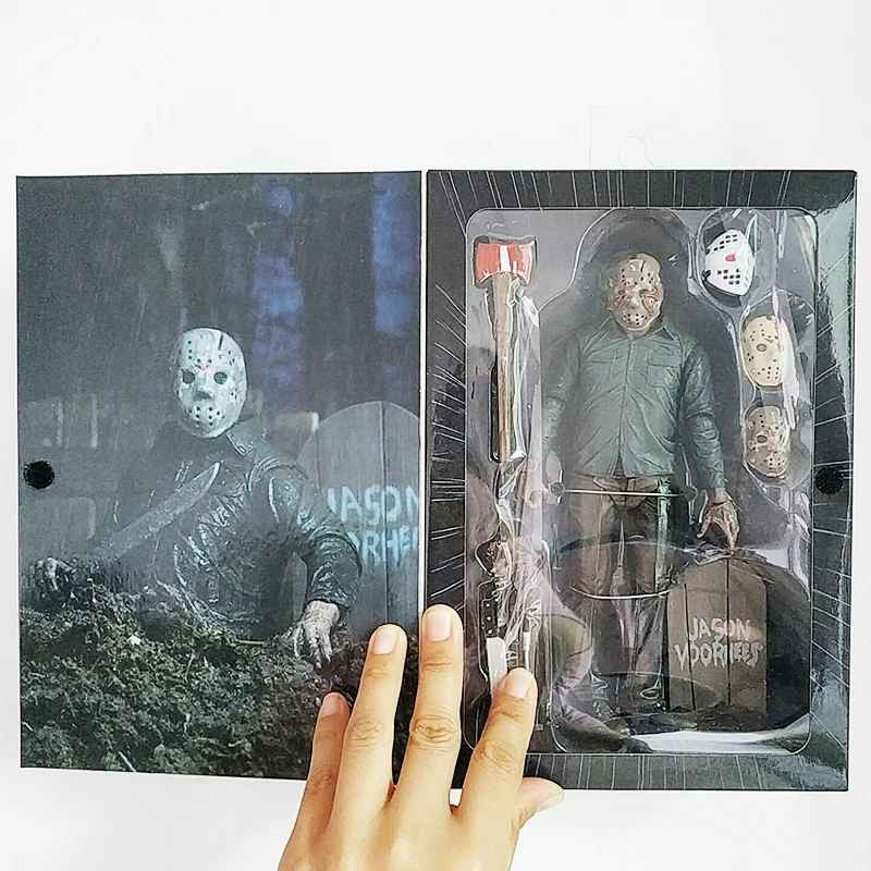 NECA Venerdì 13th Freddy Jason Action Figure+ SCATOLA ORIGINALE 🚛Sped.Gratuita