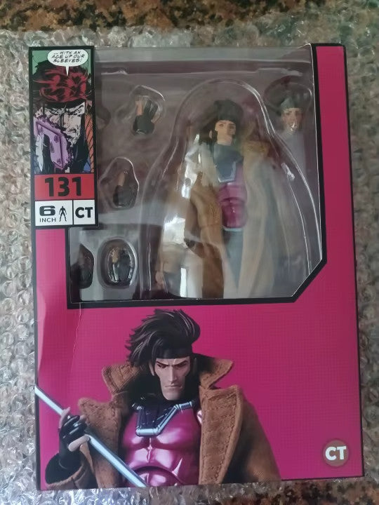 Ct Toys Gambit Figure Mafex 131 X-Men Wolverine 🐺 SHF Anime Action Figure