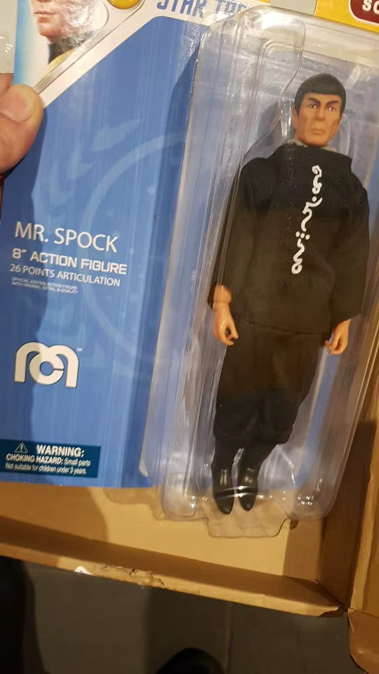 🖖 Star Trek Mego 8” Mr. Spock, Captain Kor, Quark 👨‍🚀 Action Figure