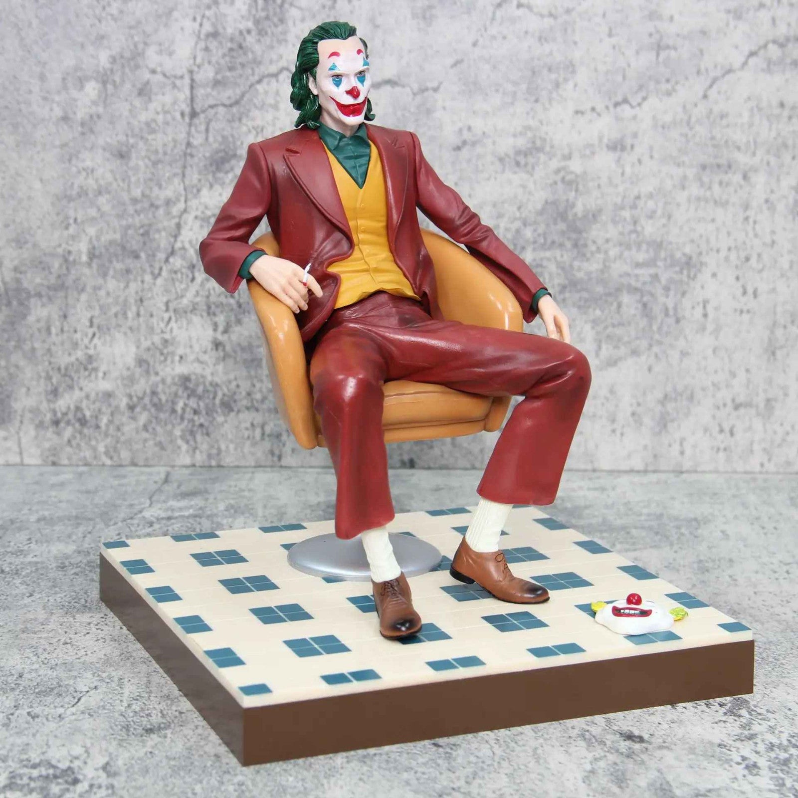 ✅ Action Figure 28 cm Joker Seduto CON SCATOLA+🚛SPED.GRATUITA