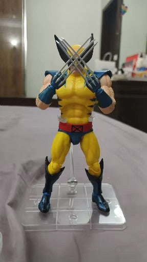 🟤 Mafex 96 Wolverine Marrone X-Men Action Figure Anime