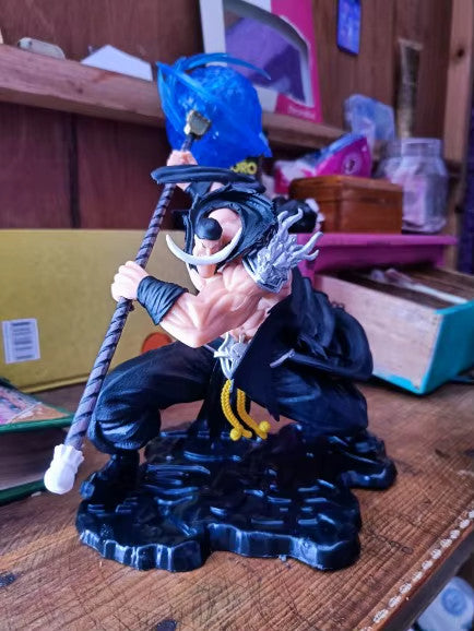 🔥 One Piece Barba Bianca 29cm Action Figure con LED Quattro Imperatori ⚓