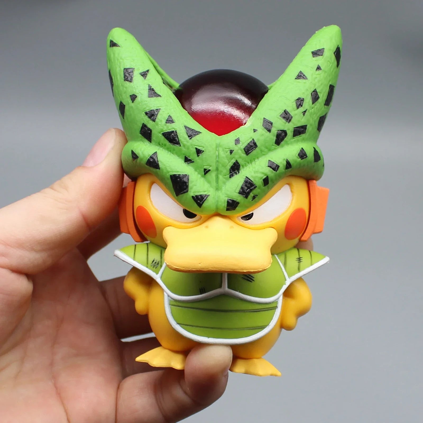 🧠 Dragon Ball Z Cell x Psyduck 10-12cm – Action Figure Cosplay Unico! 💥