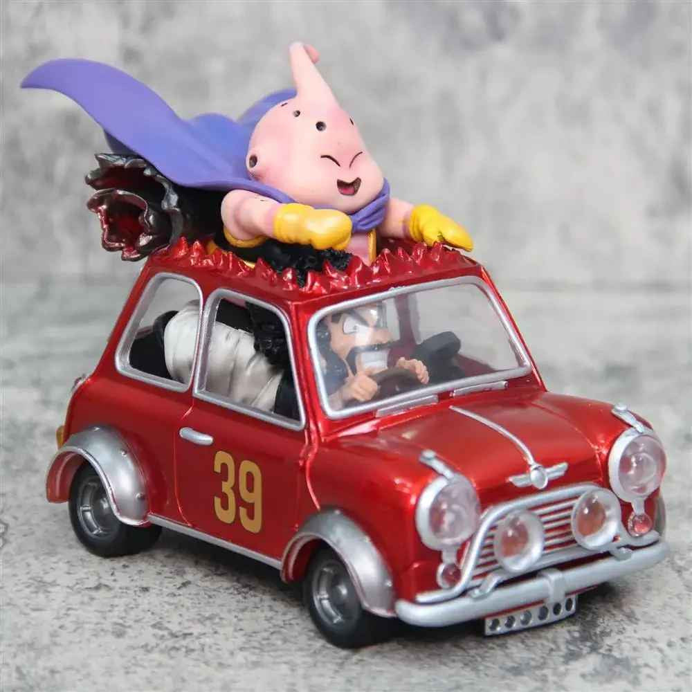 🚗 Majin Buu & Mr. Satan in Auto – Dragon Ball Z Figura 12cm 🎉