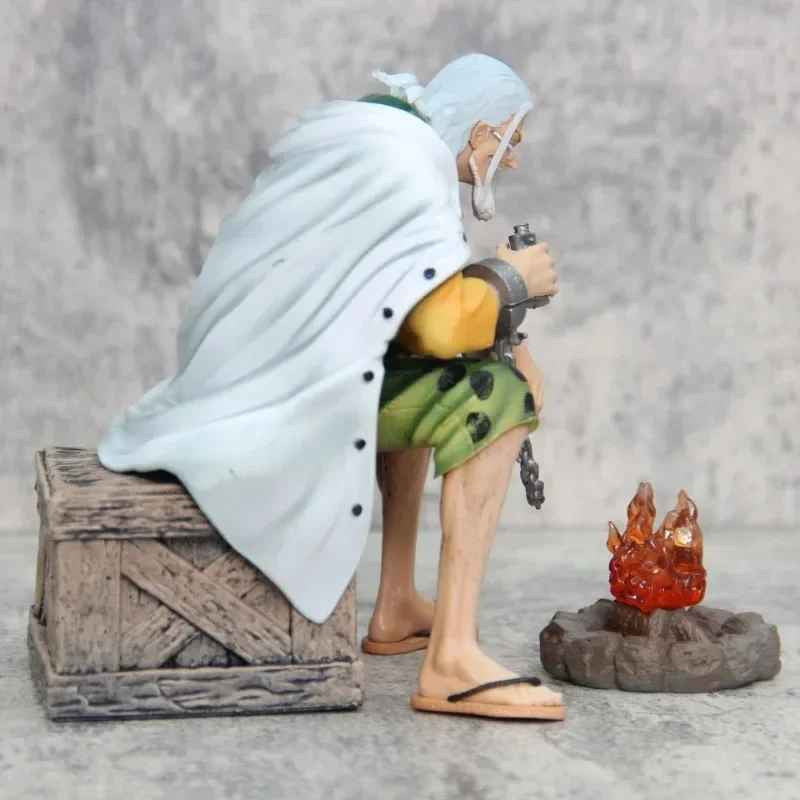 One Piece Silvers Rayleigh Action Figure 16cm PVC Anime Da Collezione✅